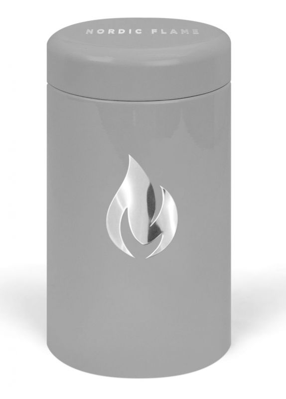 Streichholzdose aus Metall Grau / Silber Nordic Flame EINZELSTÜCK